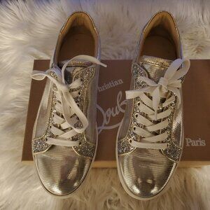 Christian Louboutin SEAVA WOMEAN FLAT LAM DINO/ALIGLIT/SPEC V SIZE:40